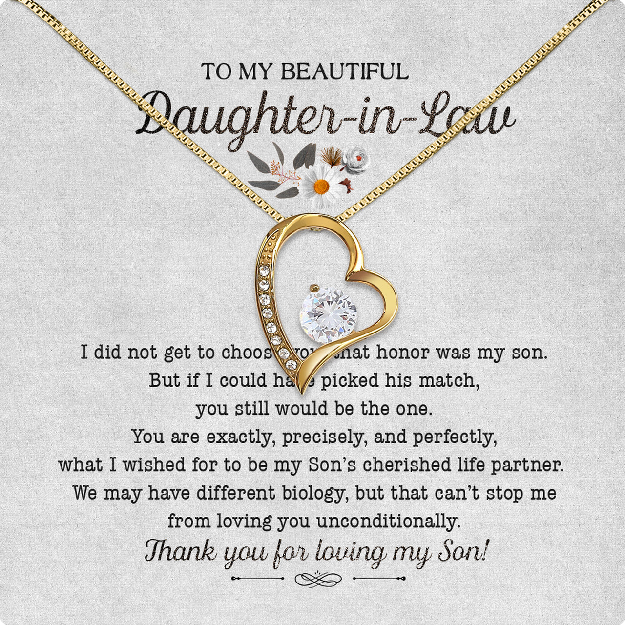 Daughter-In-Law Necklace: Whispers of Love, Spoken From the Heart