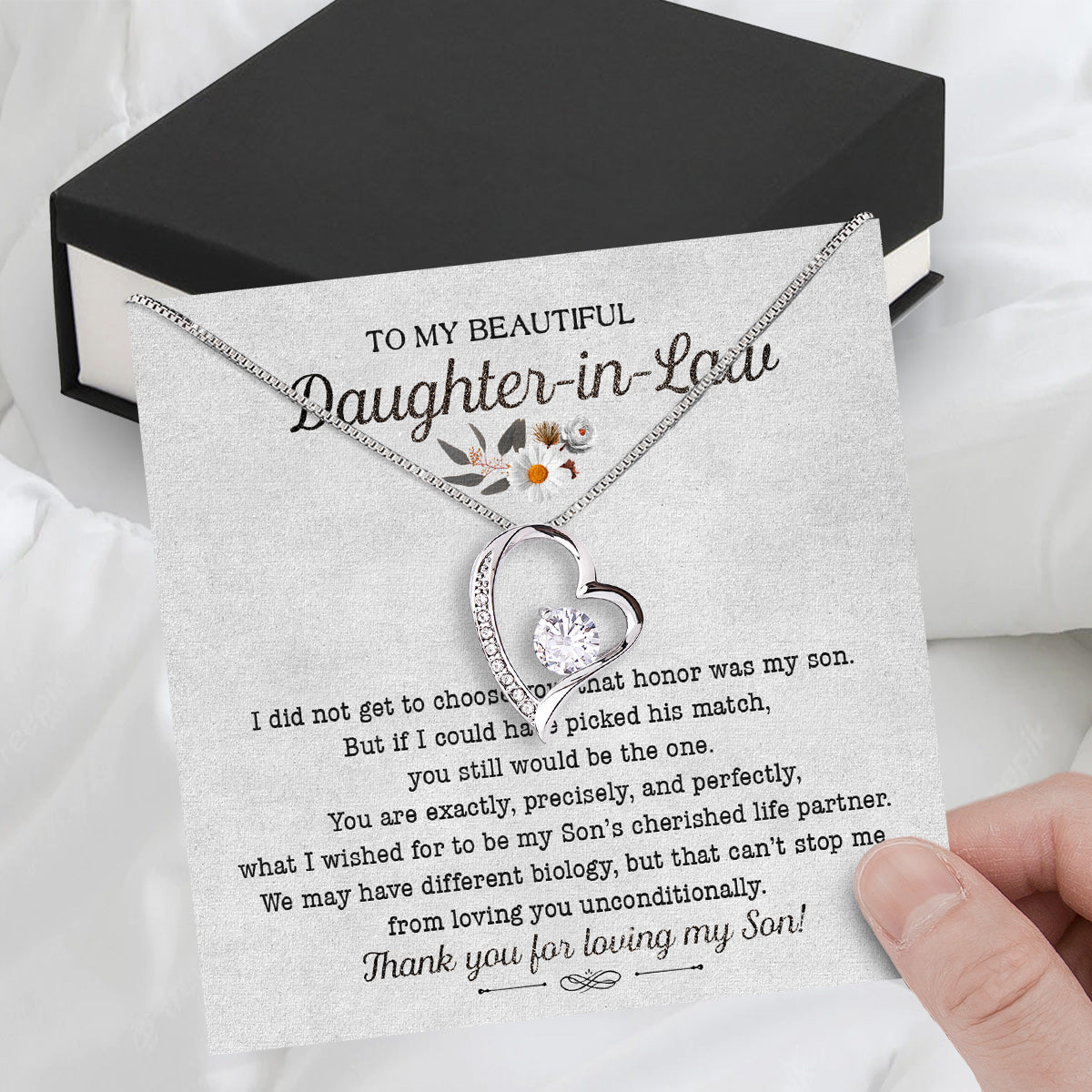 Daughter-In-Law Necklace: Whispers of Love, Spoken From the Heart