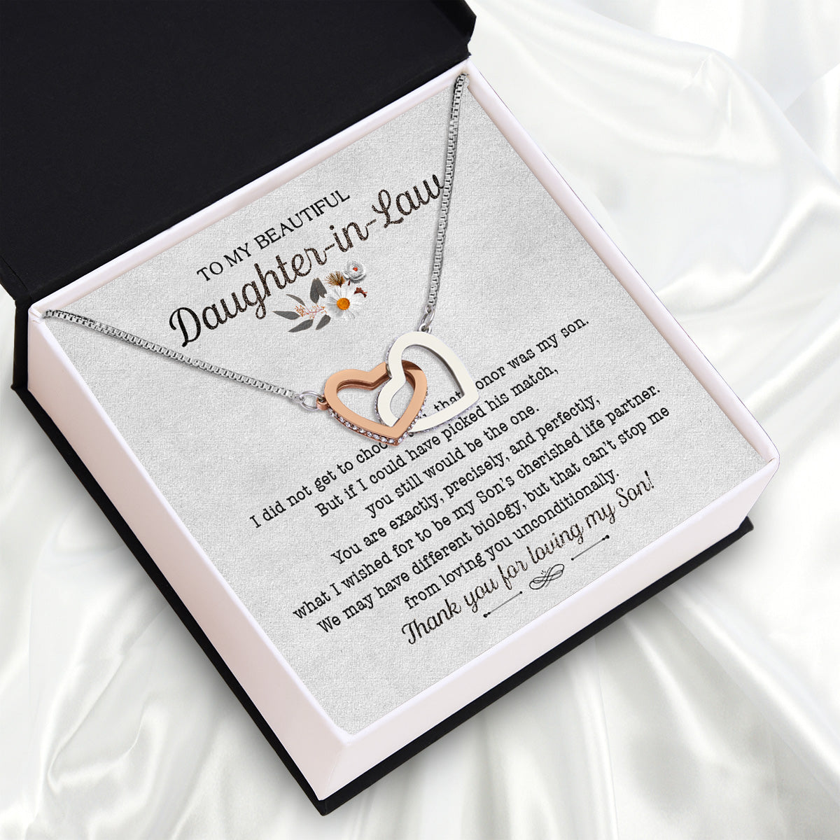 Daughter-In-Law Necklace: Whispers of Love, Spoken From the Heart