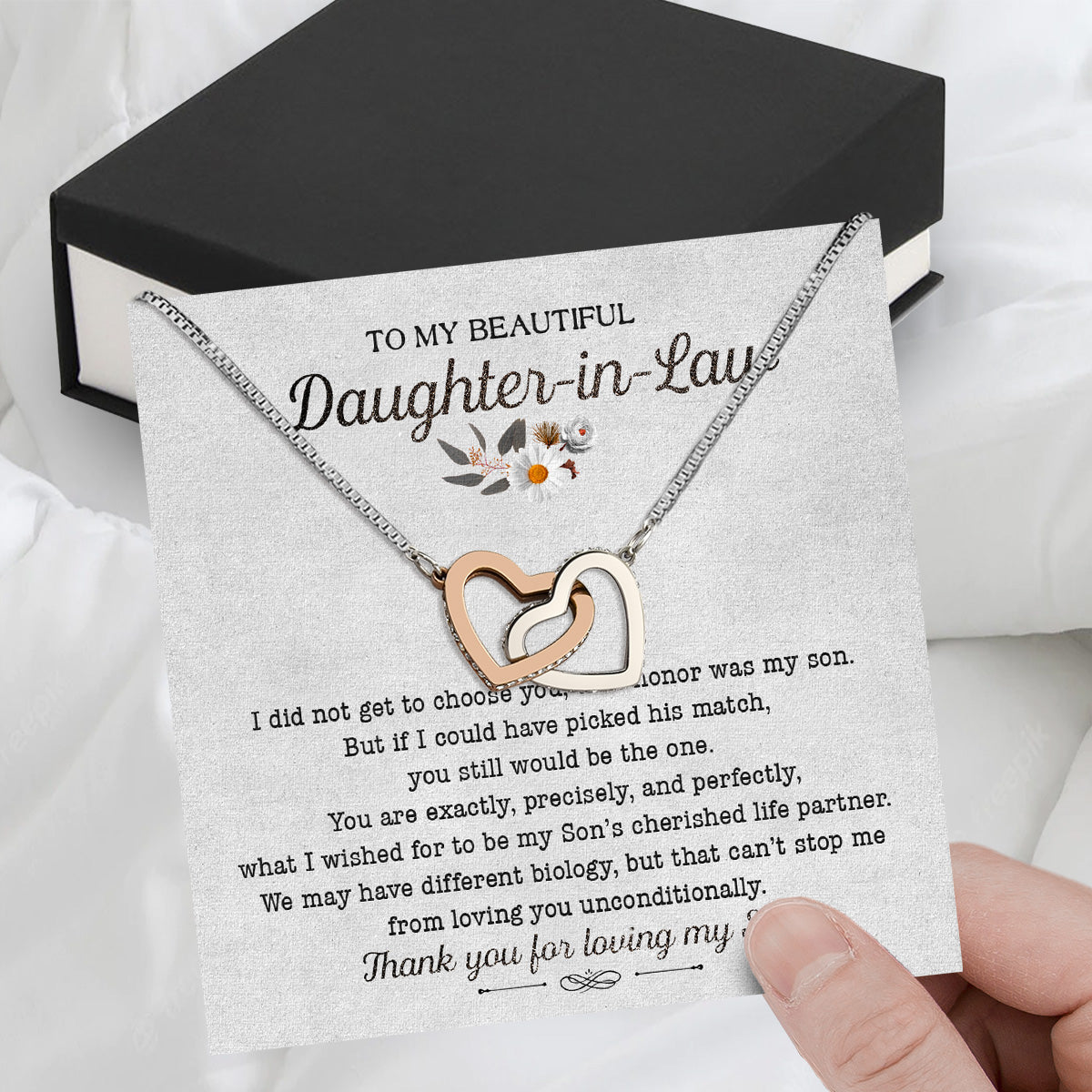 Daughter-In-Law Necklace: Whispers of Love, Spoken From the Heart