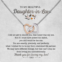 Thumbnail for Daughter-In-Law Necklace: Whispers of Love, Spoken From the Heart