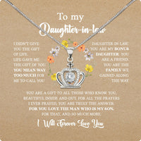 Thumbnail for Daughter-In-Law Necklace: Whispers of Love, Spoken From the Heart