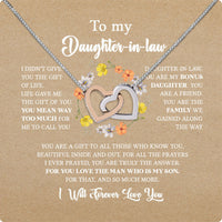 Thumbnail for Daughter-In-Law Necklace: Whispers of Love, Spoken From the Heart