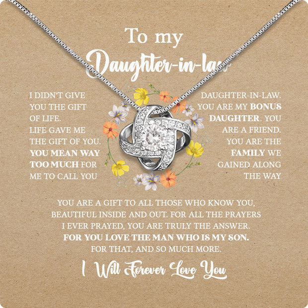 Daughter-In-Law Necklace: Whispers of Love, Spoken From the Heart