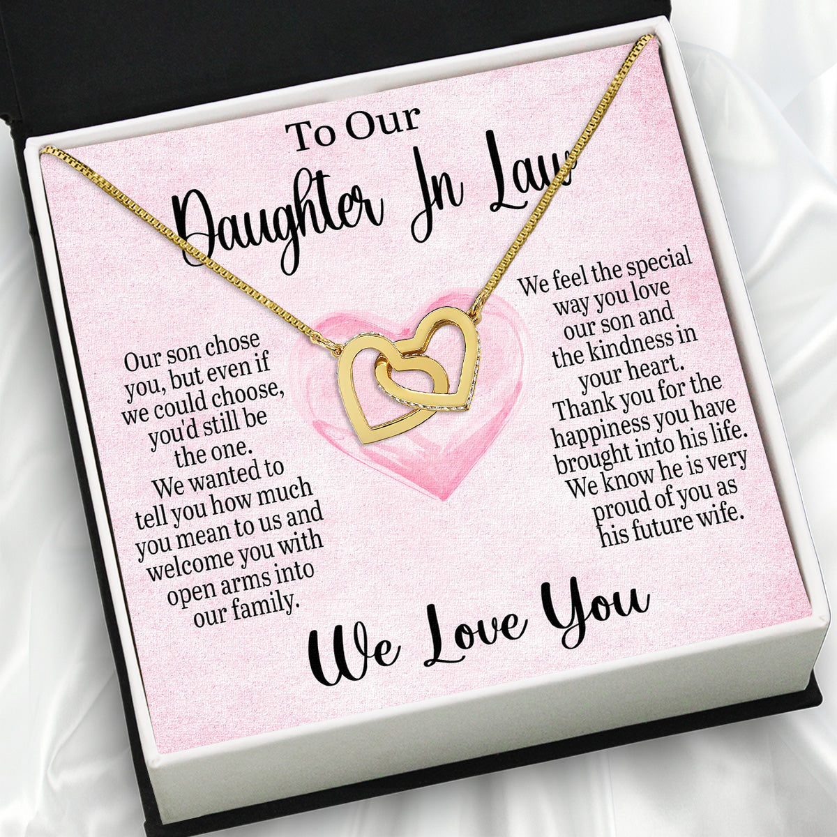 Daughter-In-Law Necklace: Whispers of Love, Spoken From the Heart