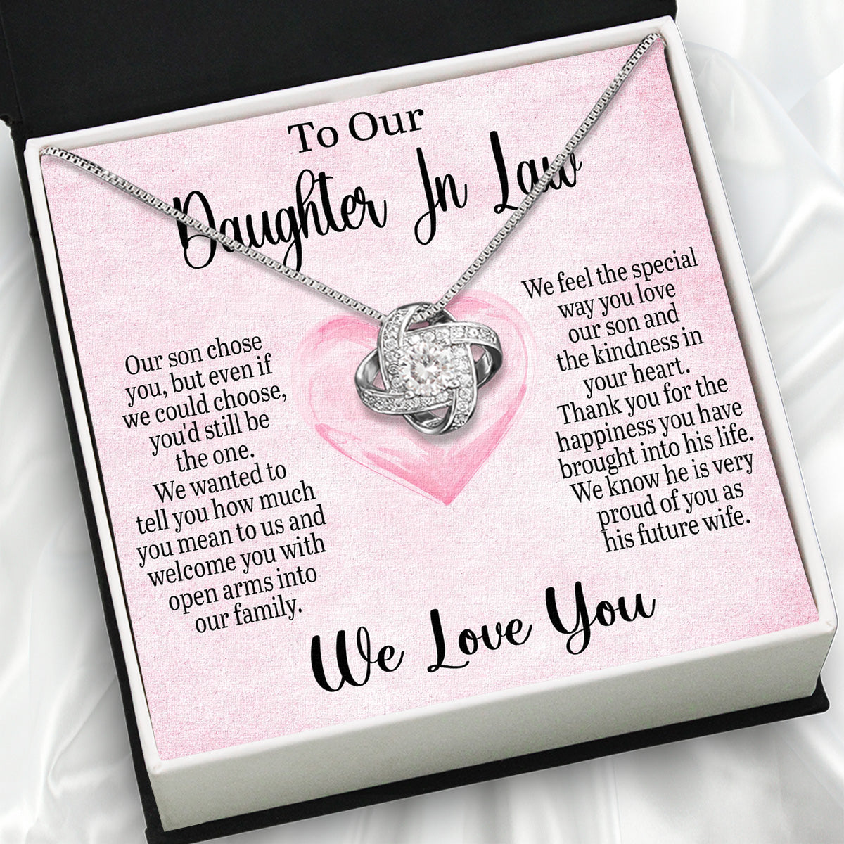 Daughter-In-Law Necklace: Whispers of Love, Spoken From the Heart