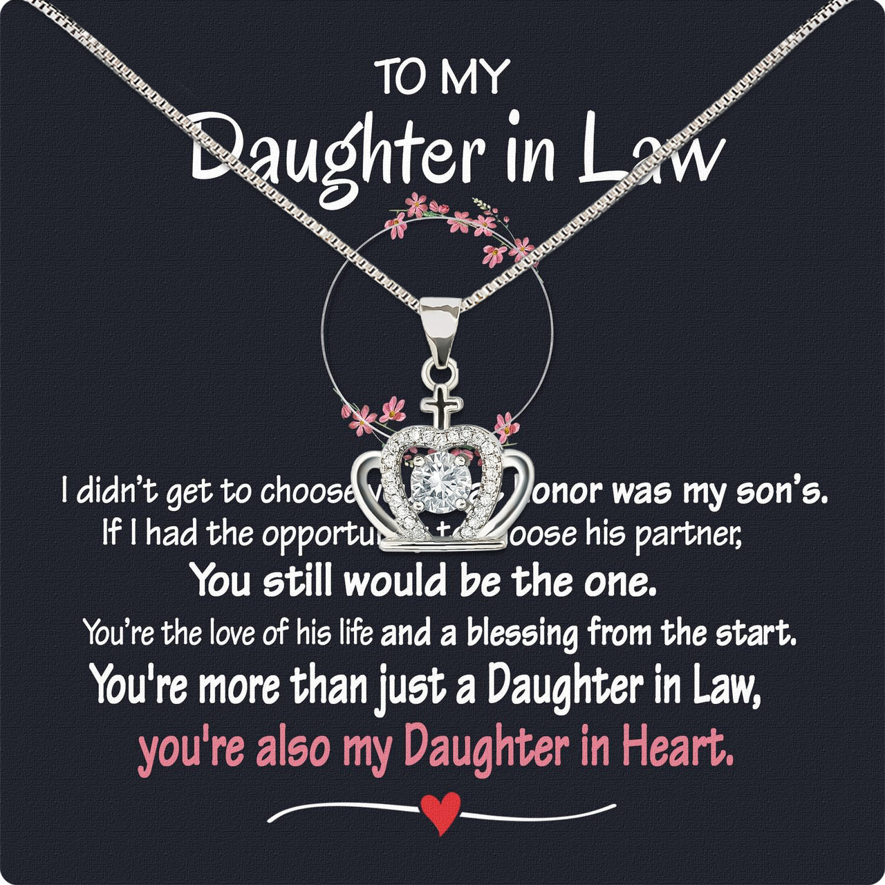 Daughter-In-Law Necklace: Whispers of Love, Spoken From the Heart