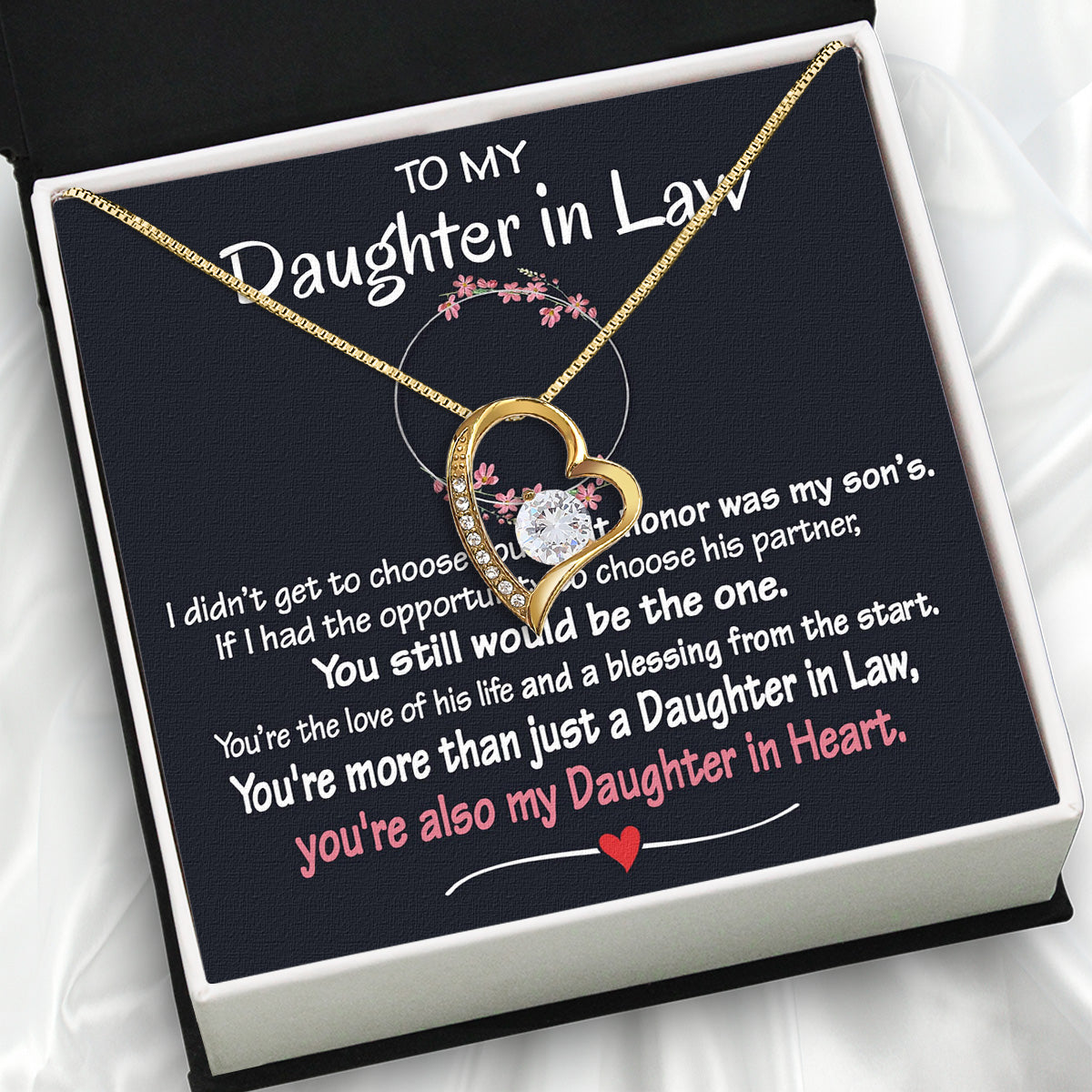 Daughter-In-Law Necklace: Whispers of Love, Spoken From the Heart