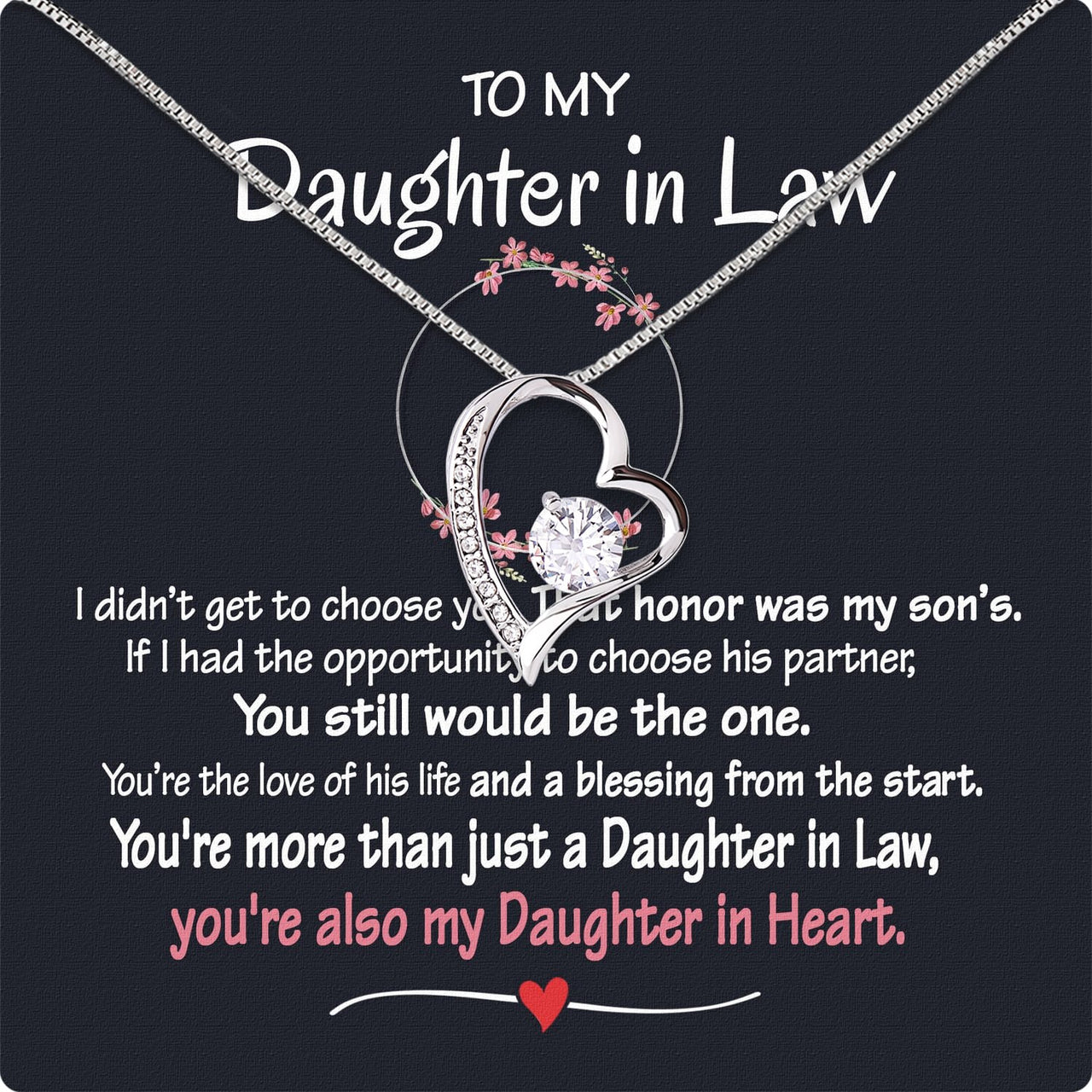 Daughter-In-Law Necklace: Whispers of Love, Spoken From the Heart