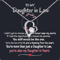 Thumbnail for Daughter-In-Law Necklace: Whispers of Love, Spoken From the Heart