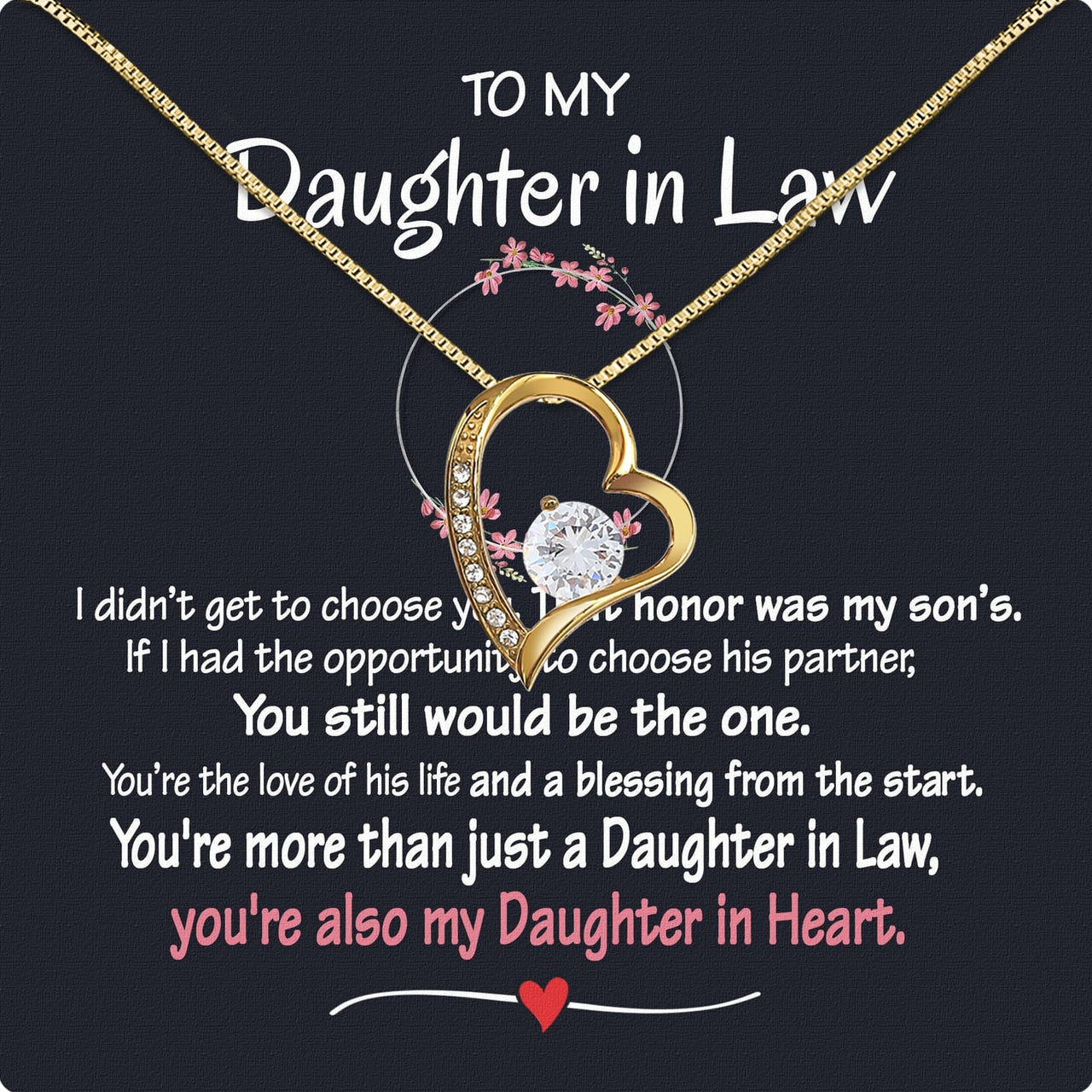 Daughter-In-Law Necklace: Whispers of Love, Spoken From the Heart