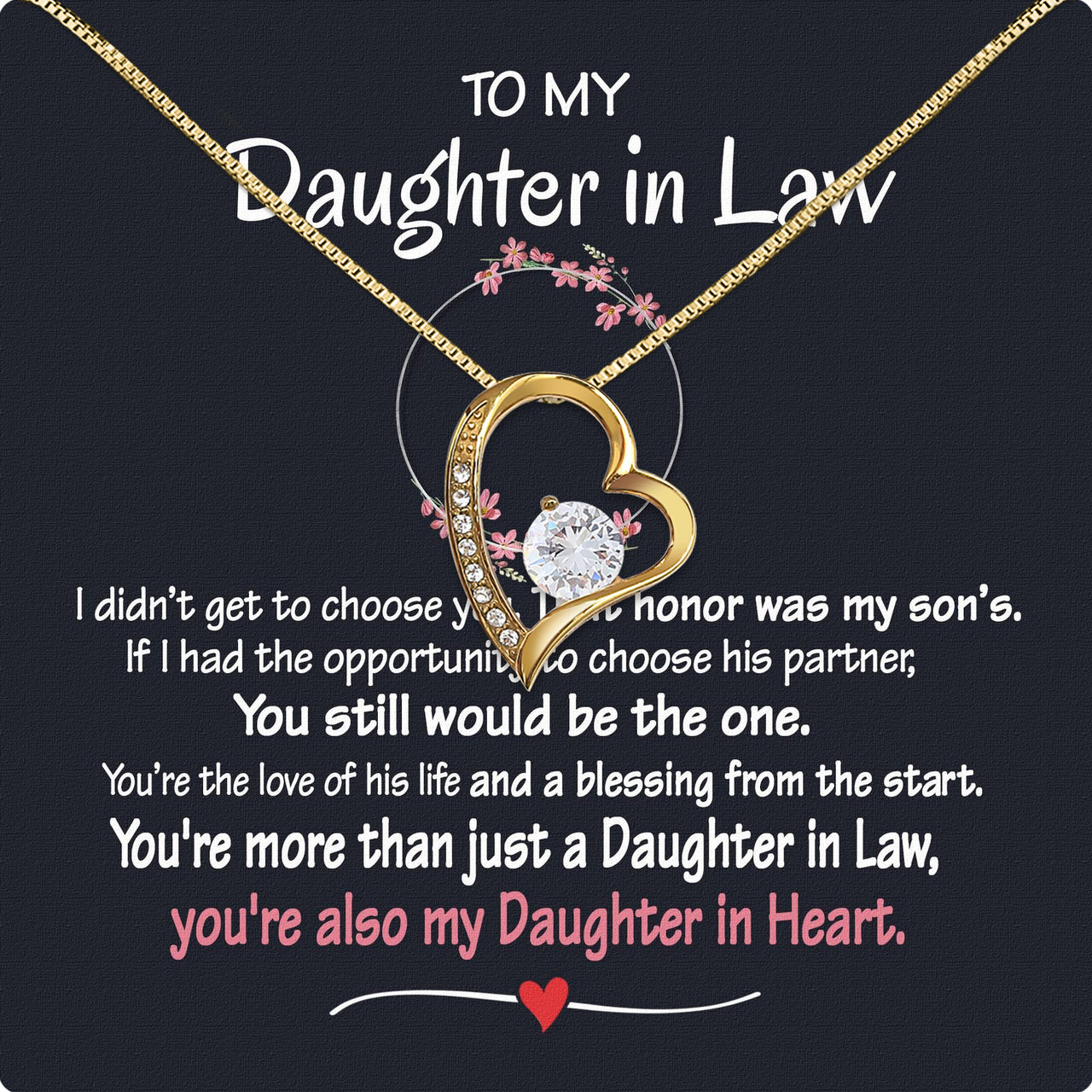 Daughter-In-Law Necklace: Whispers of Love, Spoken From the Heart