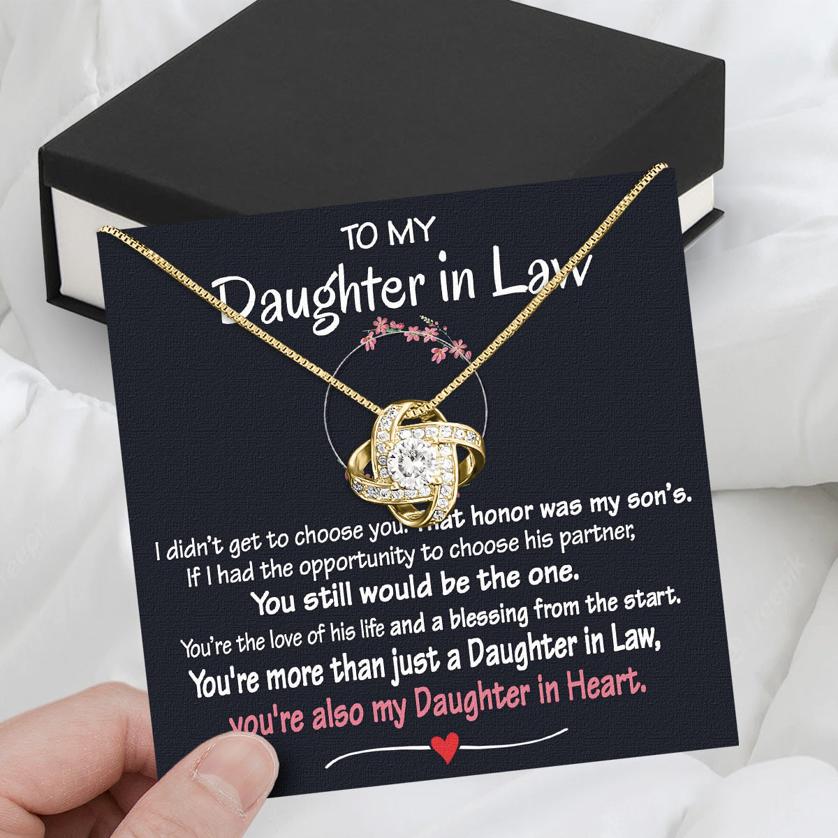 Daughter-In-Law Necklace: Whispers of Love, Spoken From the Heart