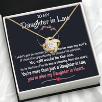 Thumbnail for Daughter-In-Law Necklace: Whispers of Love, Spoken From the Heart