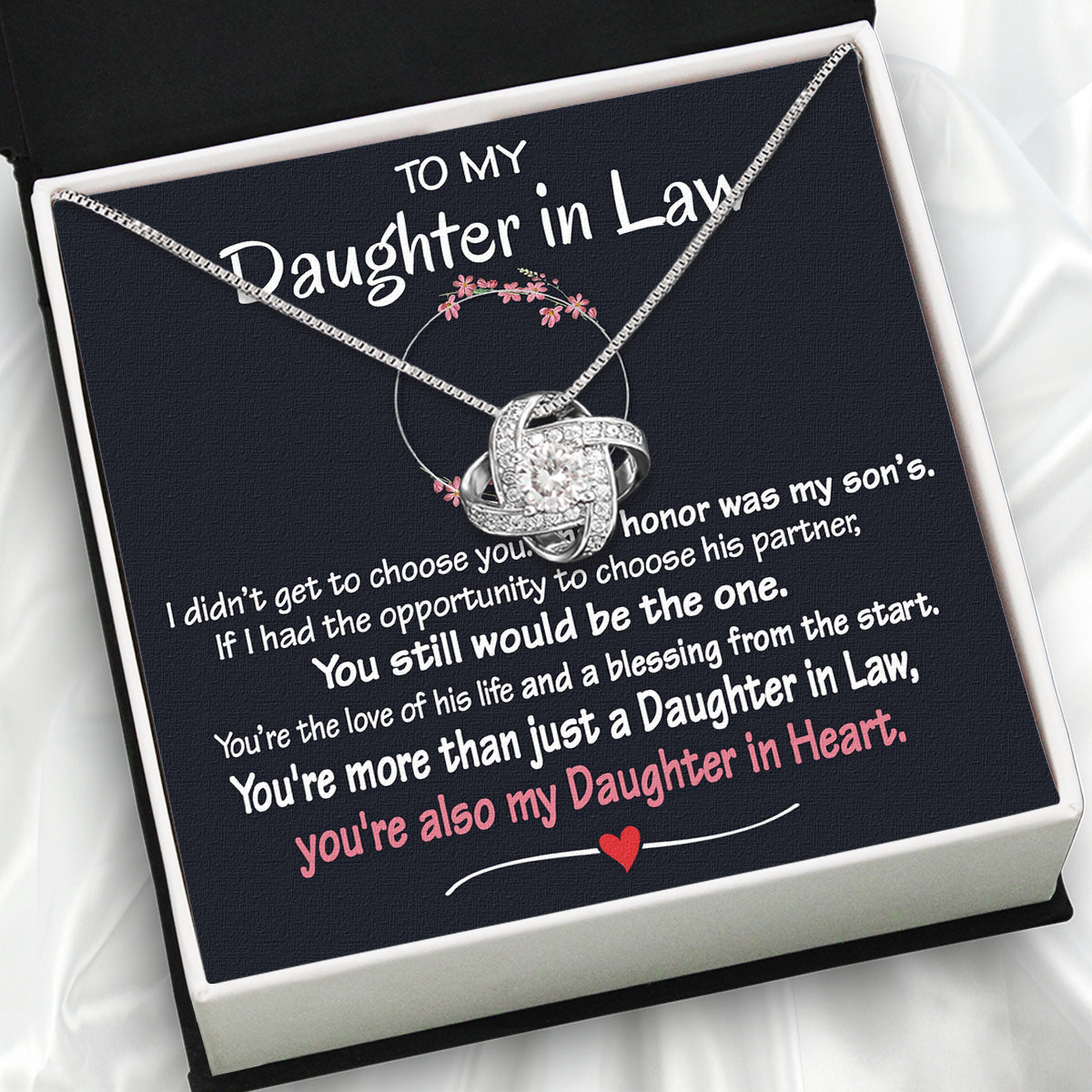 Daughter-In-Law Necklace: Whispers of Love, Spoken From the Heart