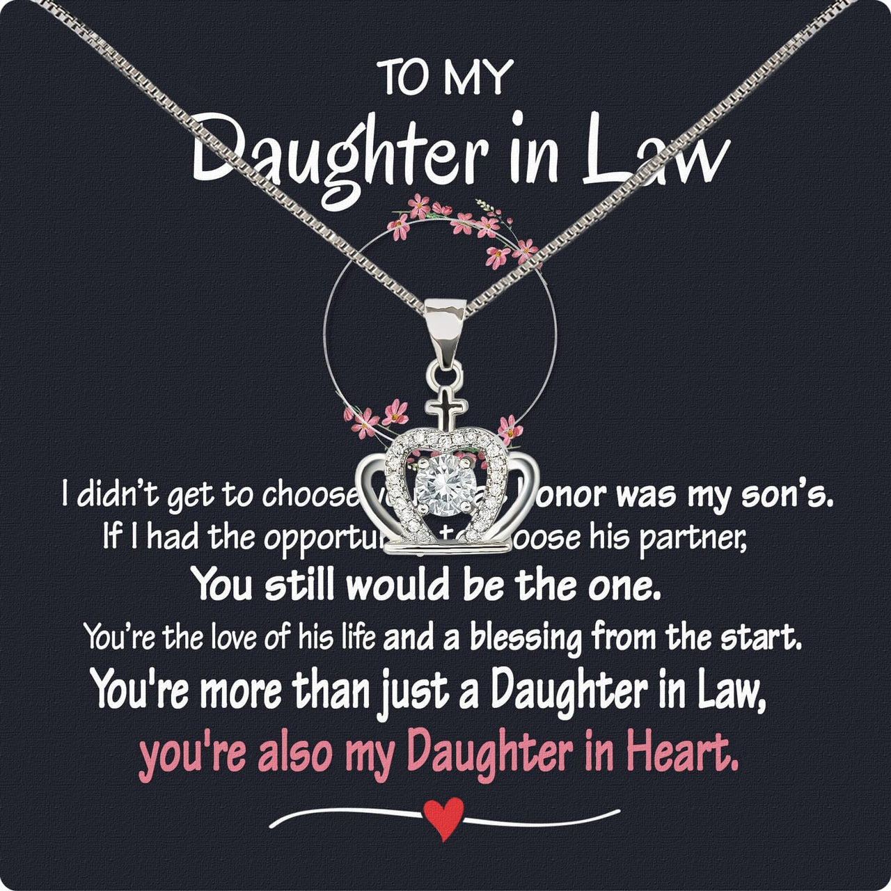 Daughter-In-Law Necklace: Whispers of Love, Spoken From the Heart