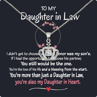 Thumbnail for Daughter-In-Law Necklace: Whispers of Love, Spoken From the Heart