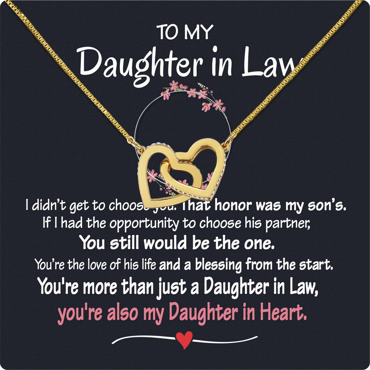 Daughter-In-Law Necklace: Whispers of Love, Spoken From the Heart