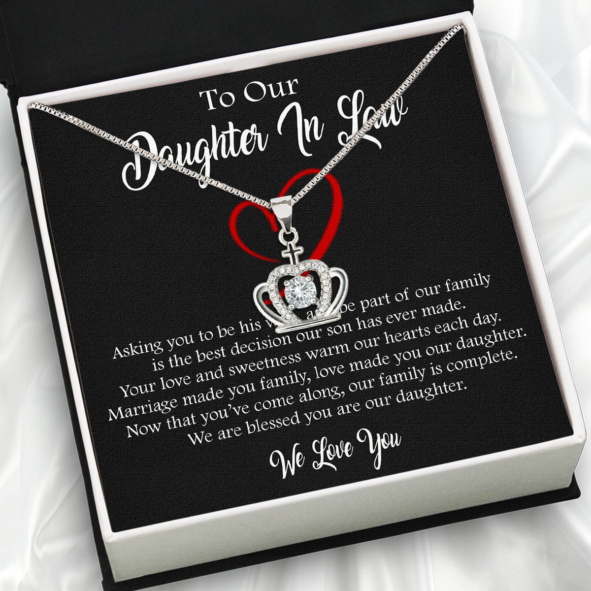 Daughter-In-Law Necklace: Whispers of Love, Spoken From the Heart