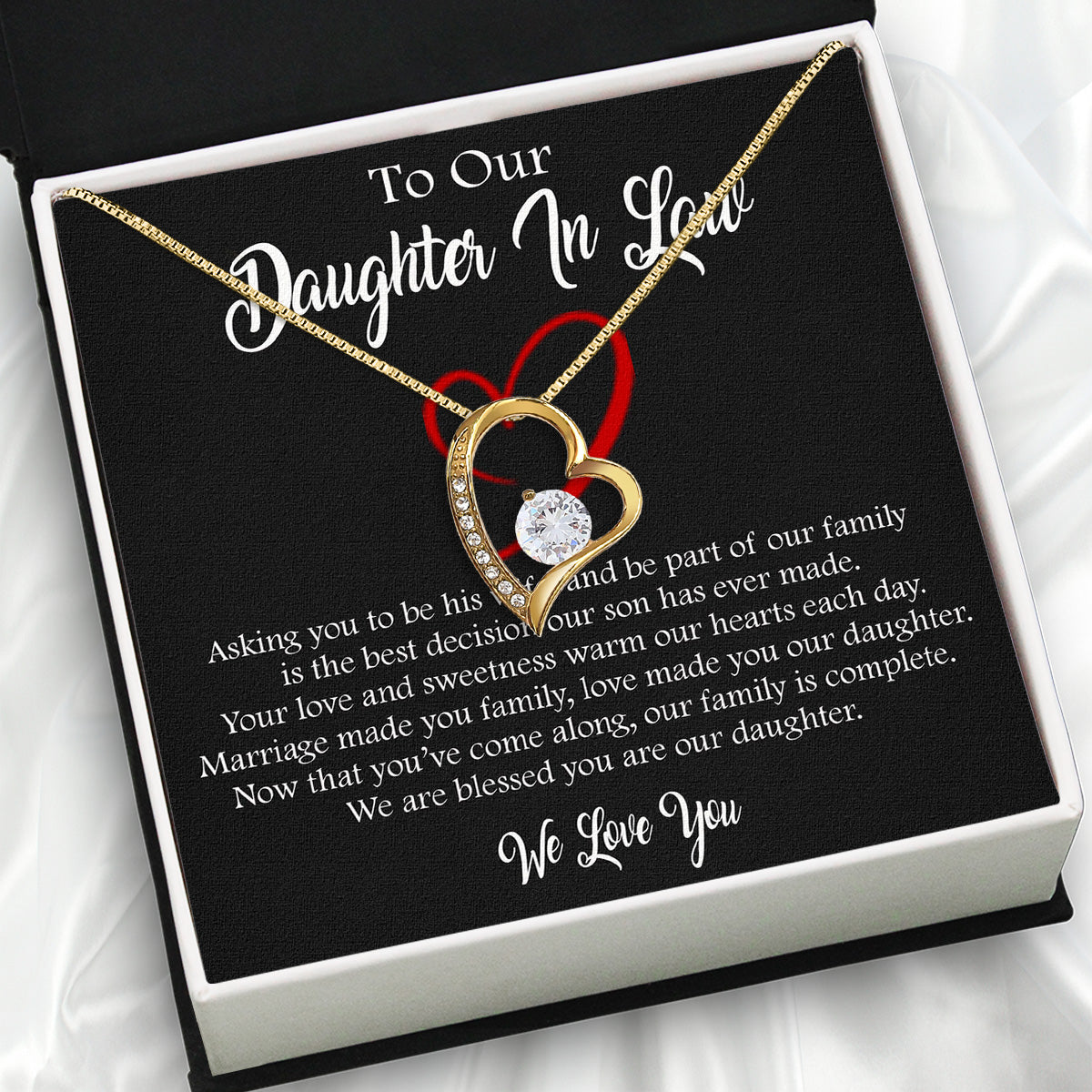 Daughter-In-Law Necklace: Whispers of Love, Spoken From the Heart