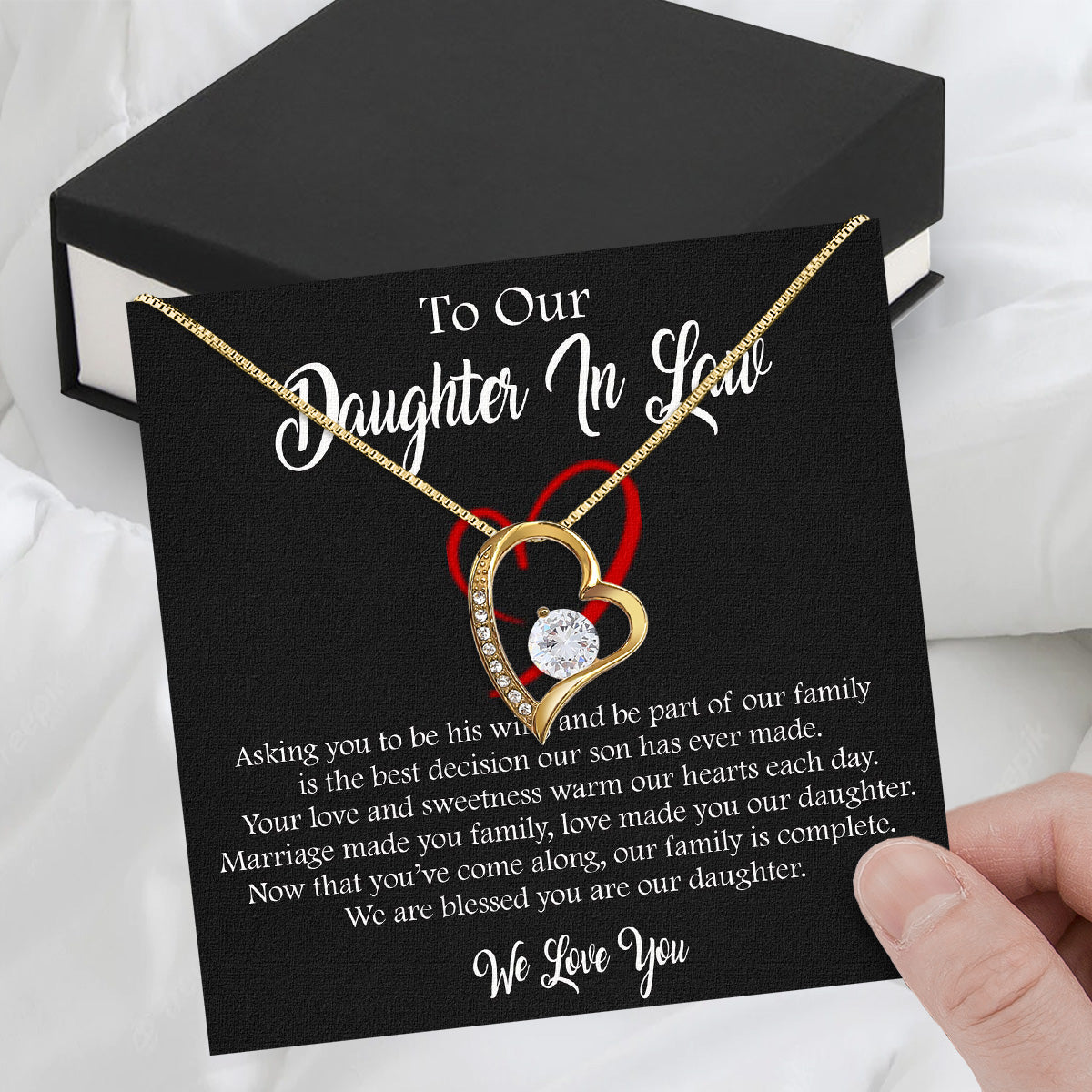 Daughter-In-Law Necklace: Whispers of Love, Spoken From the Heart