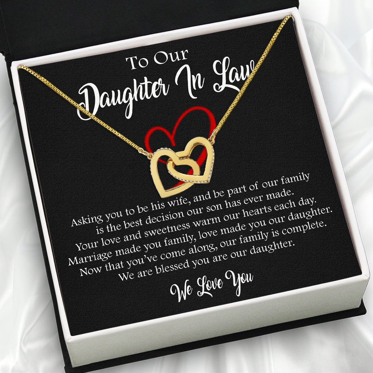 Daughter-In-Law Necklace: Whispers of Love, Spoken From the Heart