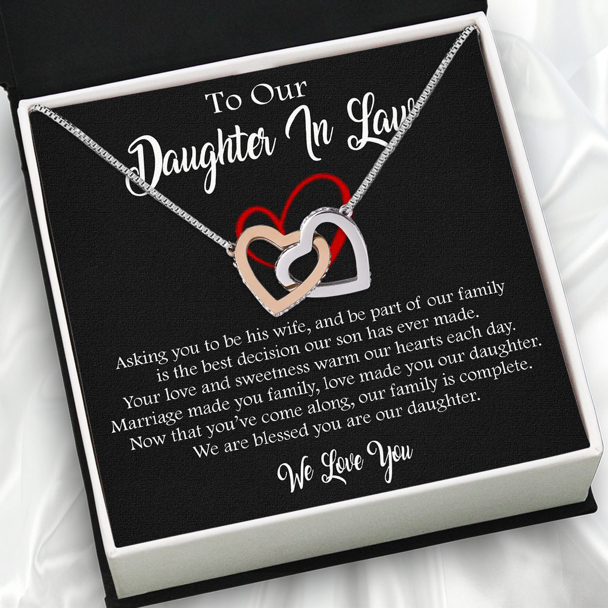 Daughter-In-Law Necklace: Whispers of Love, Spoken From the Heart