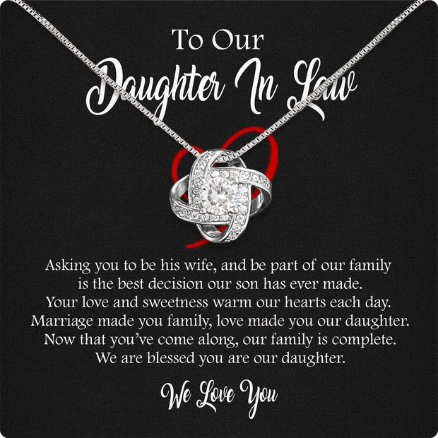 Daughter-In-Law Necklace: Whispers of Love, Spoken From the Heart