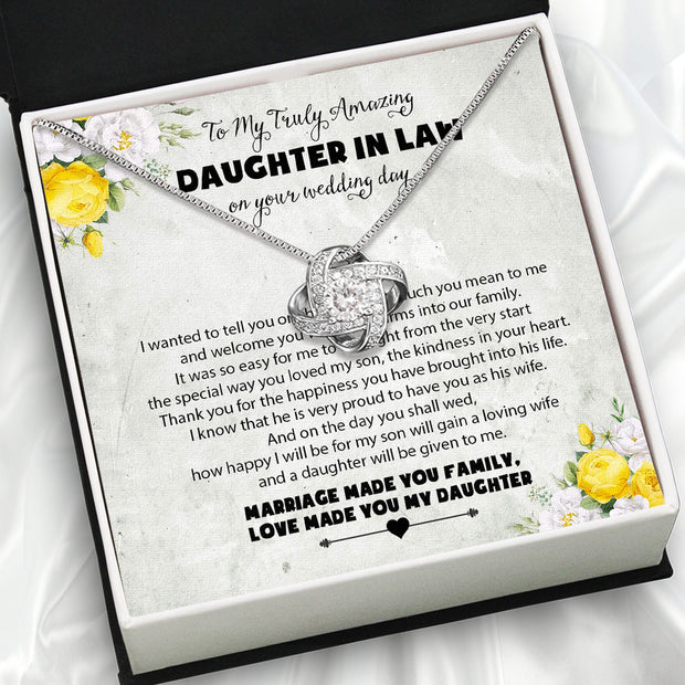 Daughter-In-Law Necklace: Whispers of Love, Spoken From the Heart