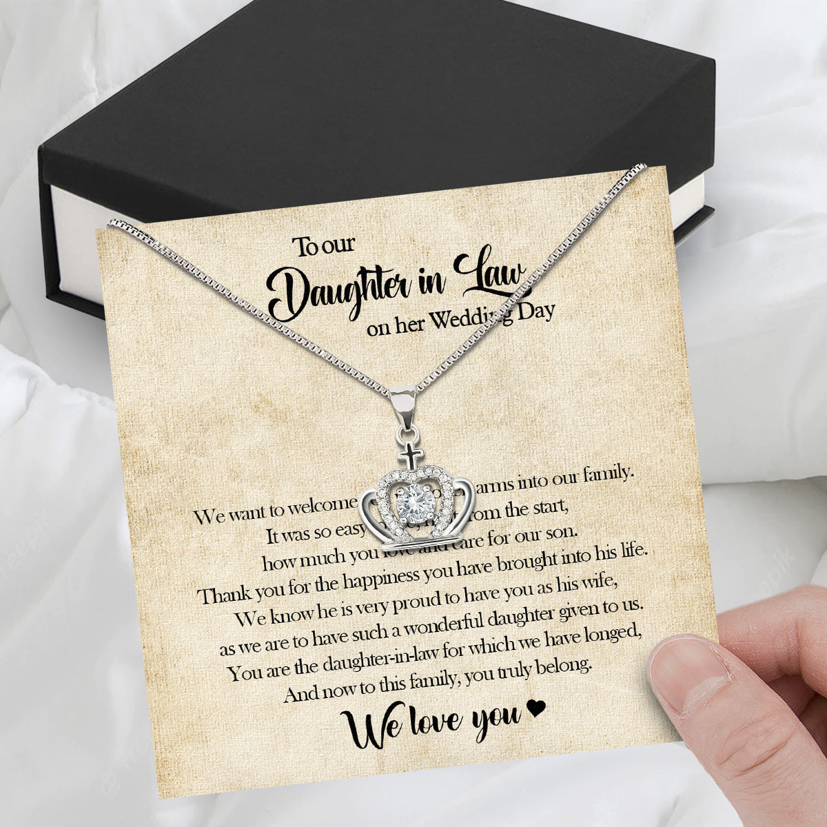 Daughter-In-Law Necklace: Whispers of Love, Spoken From the Heart