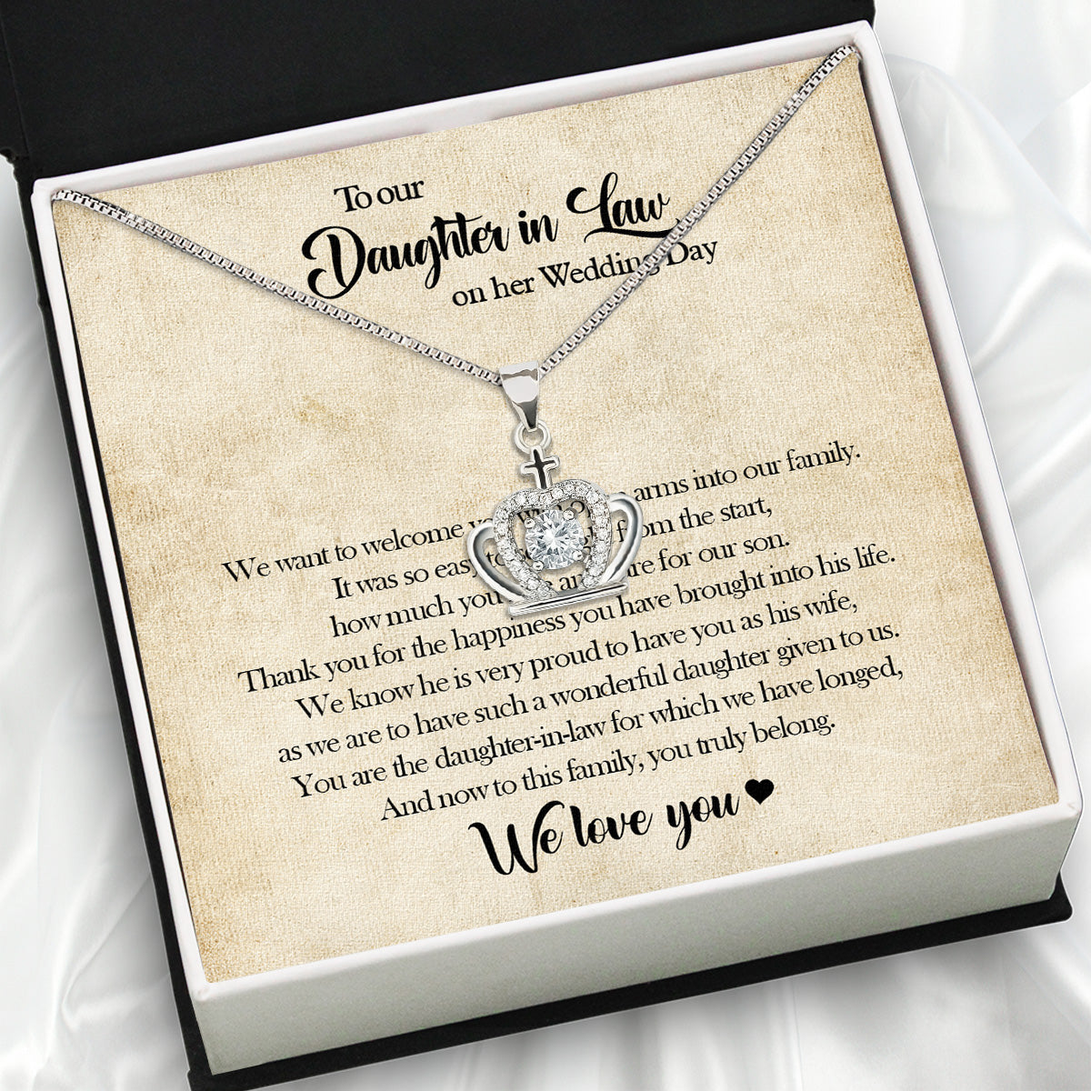 Daughter-In-Law Necklace: Whispers of Love, Spoken From the Heart