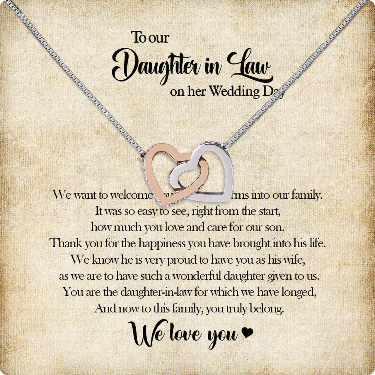 Daughter-In-Law Necklace: Whispers of Love, Spoken From the Heart