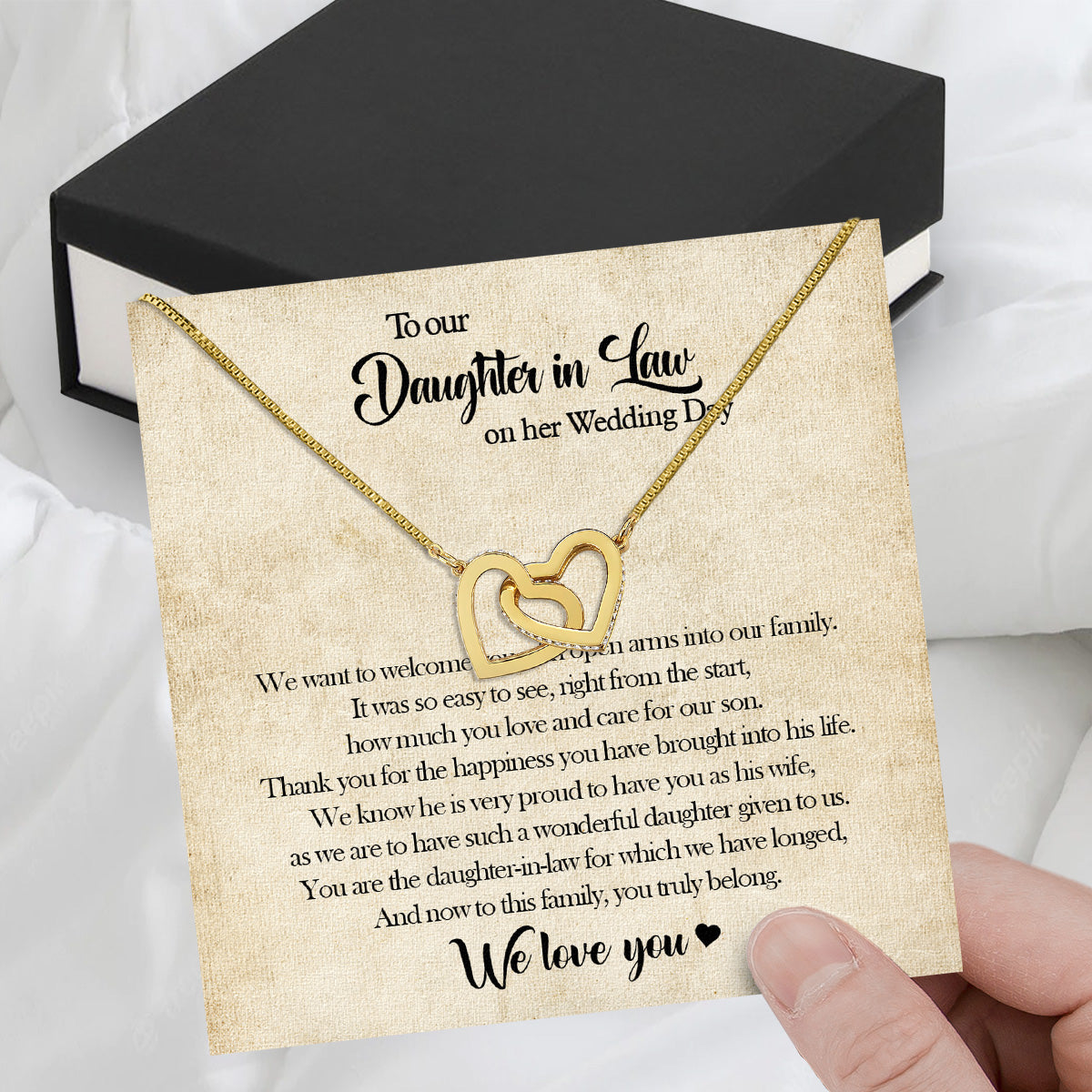 Daughter-In-Law Necklace: Whispers of Love, Spoken From the Heart