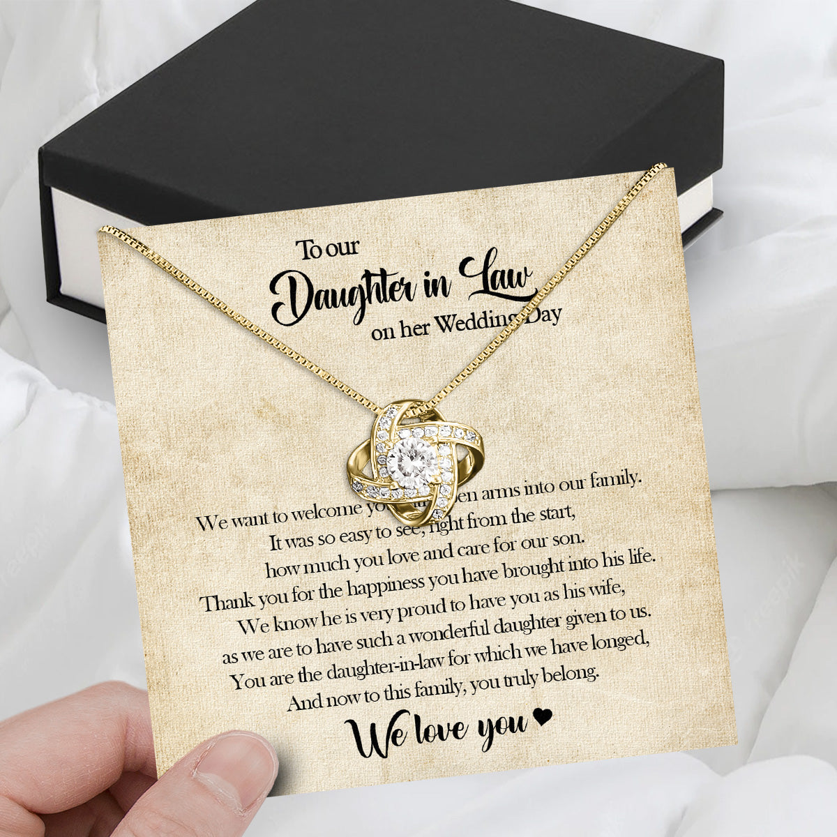 Daughter-In-Law Necklace: Whispers of Love, Spoken From the Heart