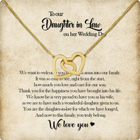 Thumbnail for Daughter-In-Law Necklace: Whispers of Love, Spoken From the Heart