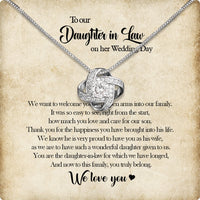 Thumbnail for Daughter-In-Law Necklace: Whispers of Love, Spoken From the Heart