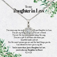 Thumbnail for Daughter-In-Law Necklace: Whispers of Love, Spoken From the Heart