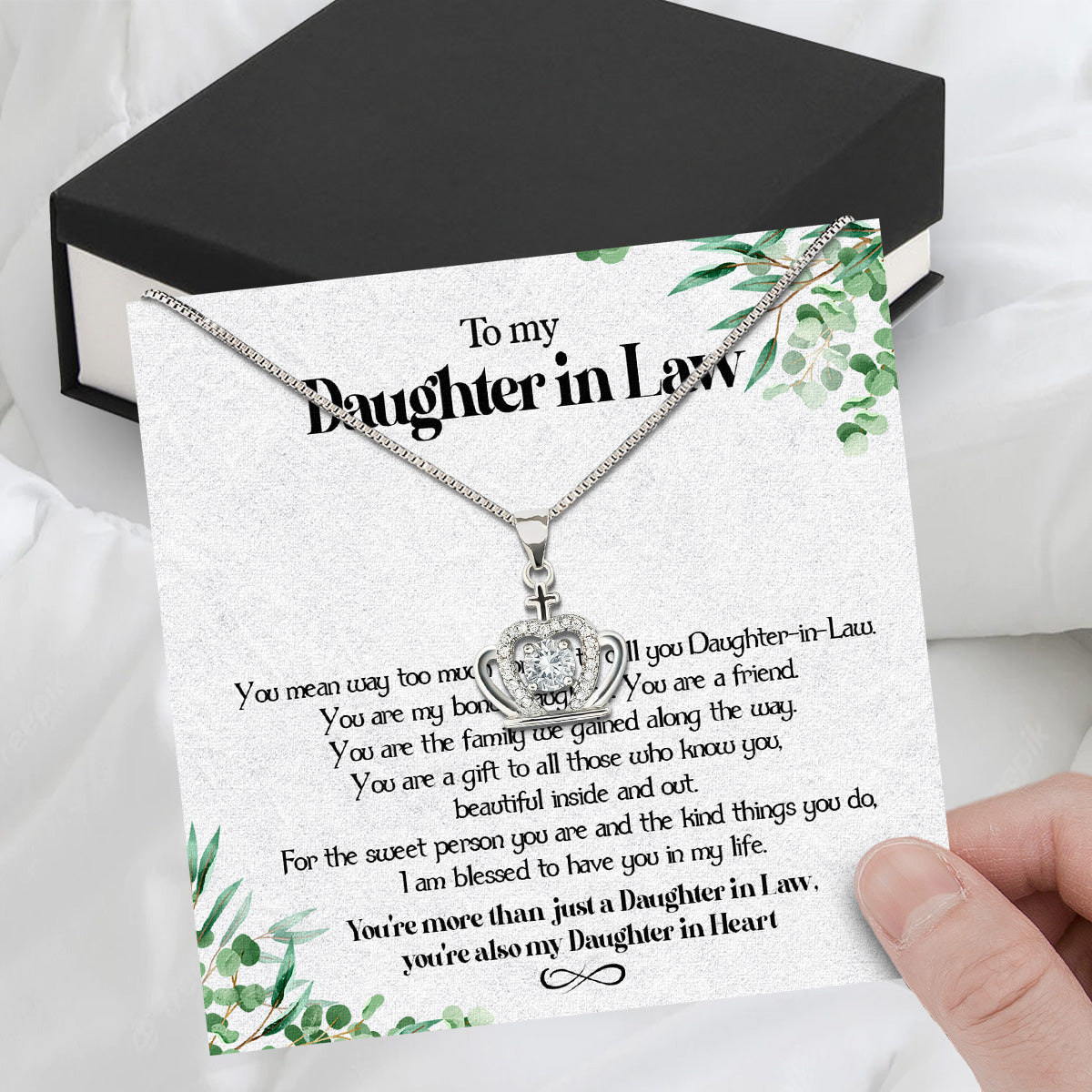 Daughter-In-Law Necklace: Whispers of Love, Spoken From the Heart