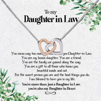 Thumbnail for Daughter-In-Law Necklace: Whispers of Love, Spoken From the Heart