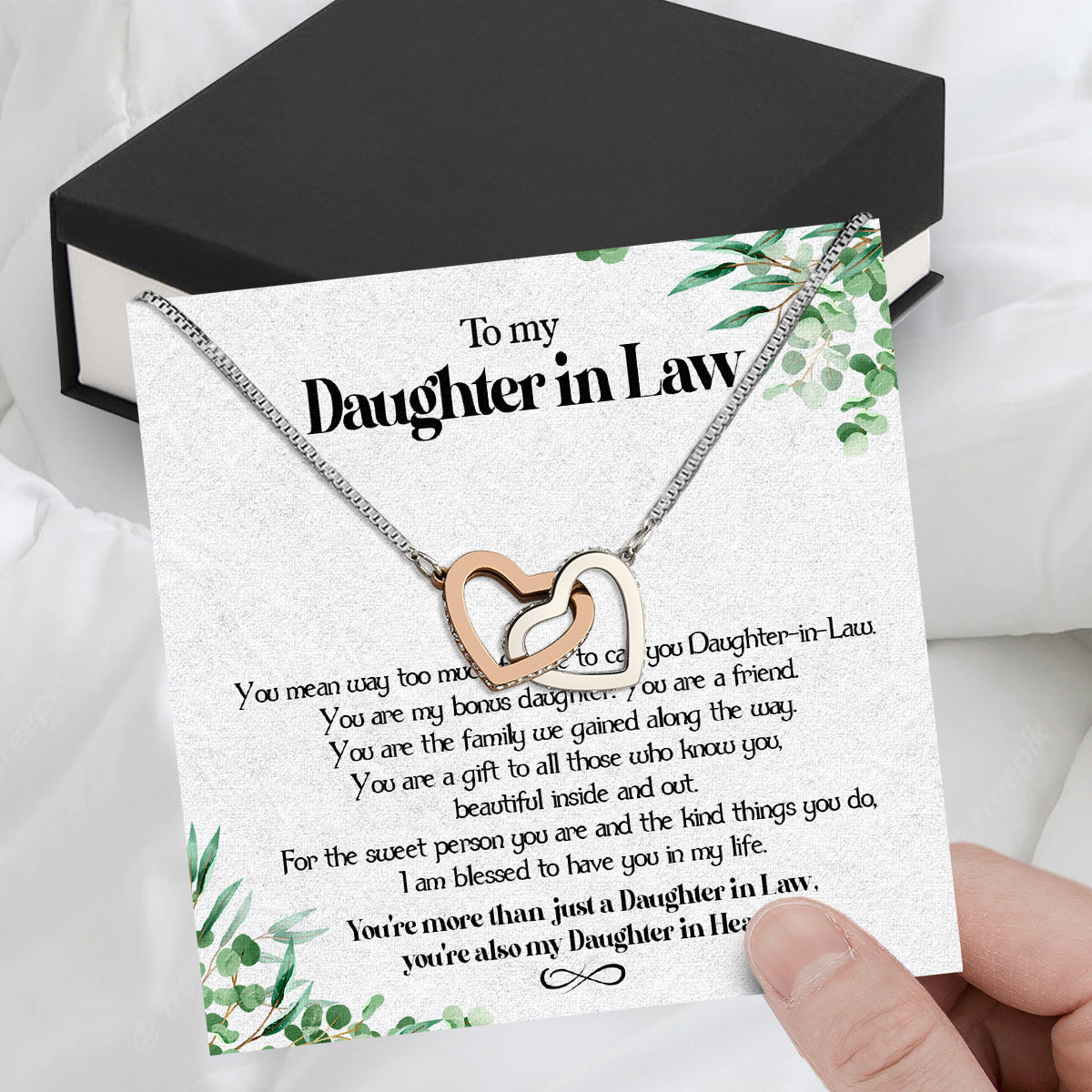 Daughter-In-Law Necklace: Whispers of Love, Spoken From the Heart