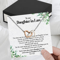 Thumbnail for Daughter-In-Law Necklace: Whispers of Love, Spoken From the Heart