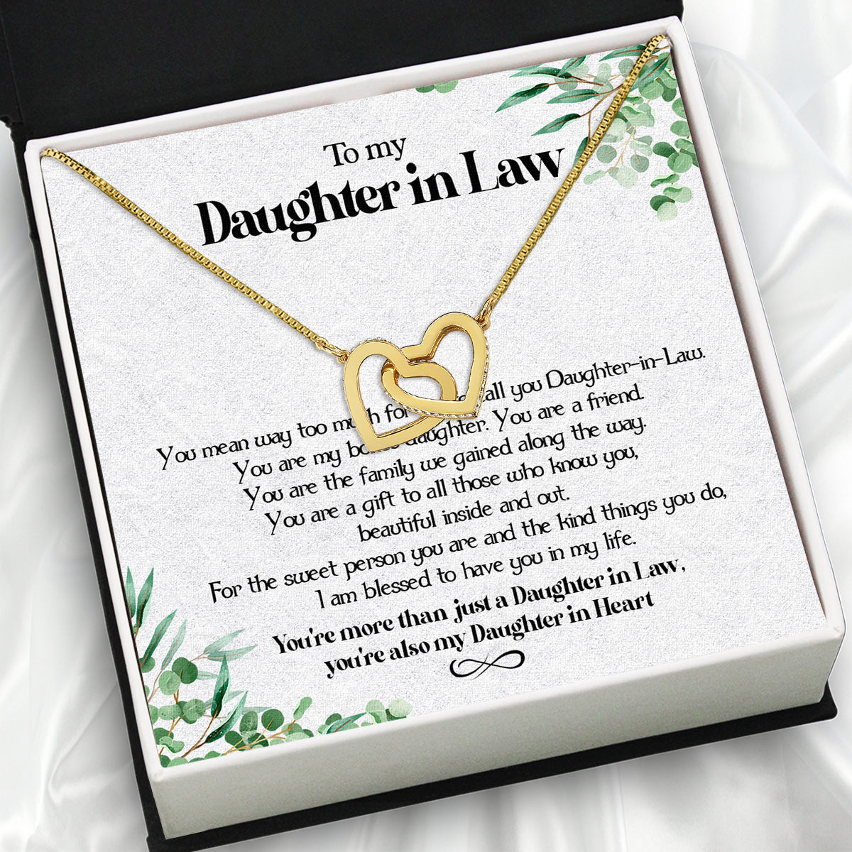 Daughter-In-Law Necklace: Whispers of Love, Spoken From the Heart