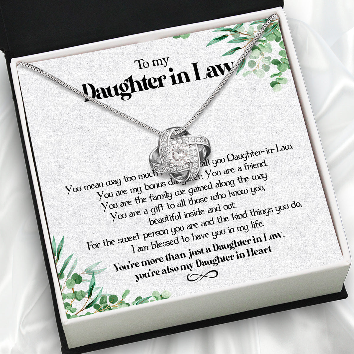 Daughter-In-Law Necklace: Whispers of Love, Spoken From the Heart