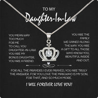 Thumbnail for Daughter-In-Law Necklace: Whispers of Love, Spoken From the Heart