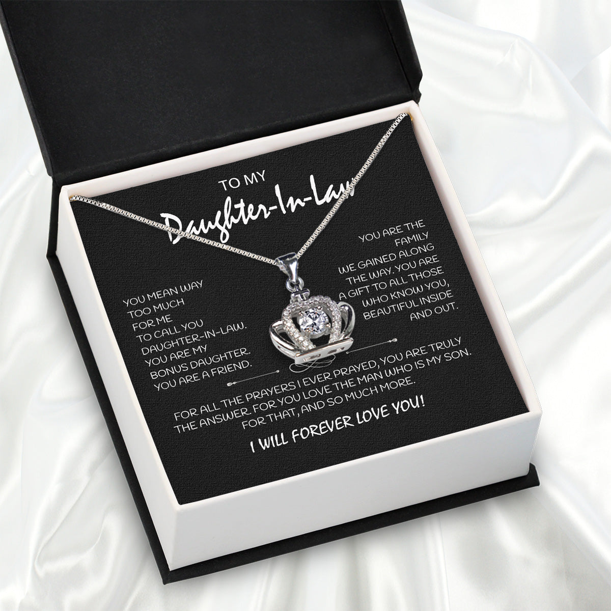 Daughter-In-Law Necklace: Whispers of Love, Spoken From the Heart