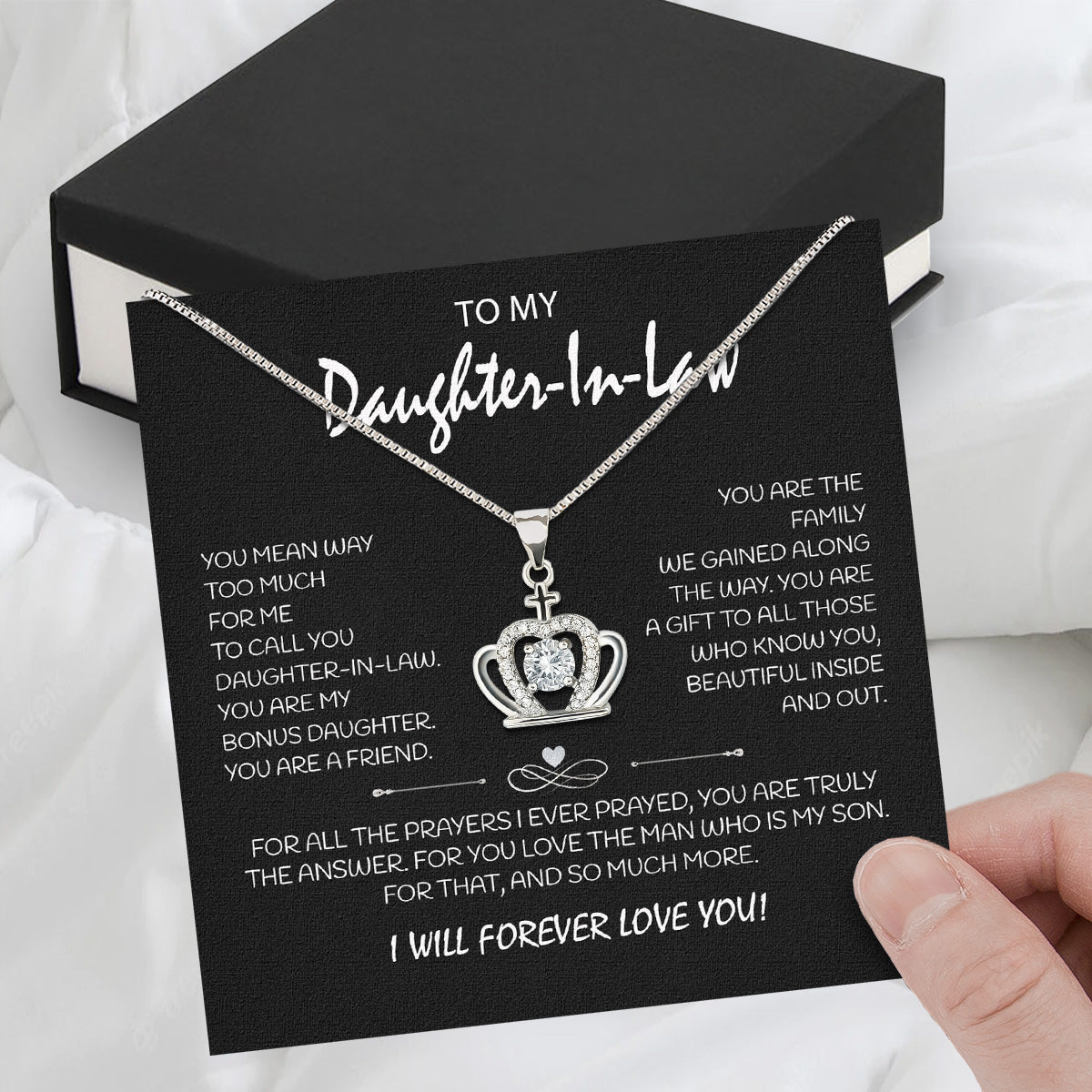 Daughter-In-Law Necklace: Whispers of Love, Spoken From the Heart