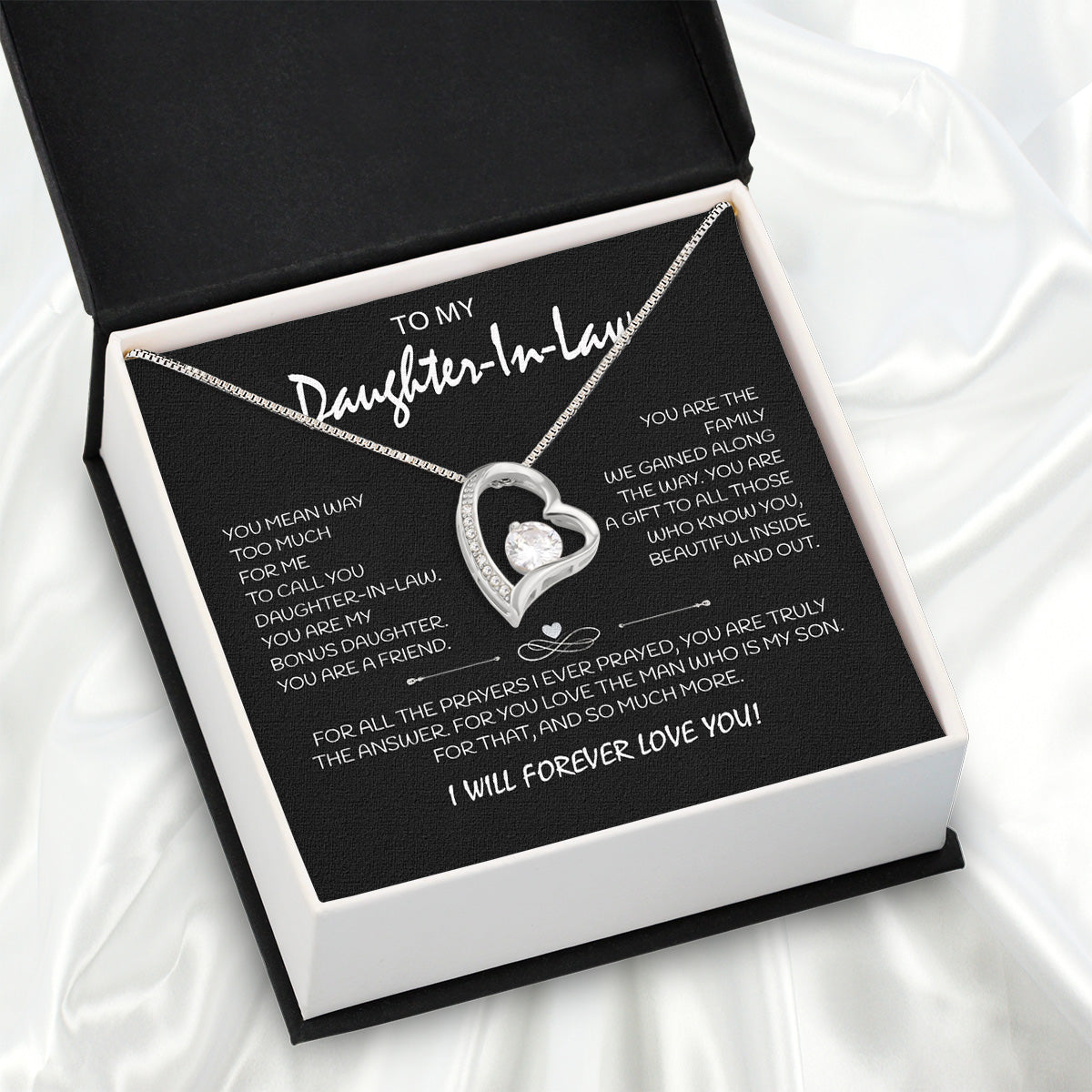 Daughter-In-Law Necklace: Whispers of Love, Spoken From the Heart