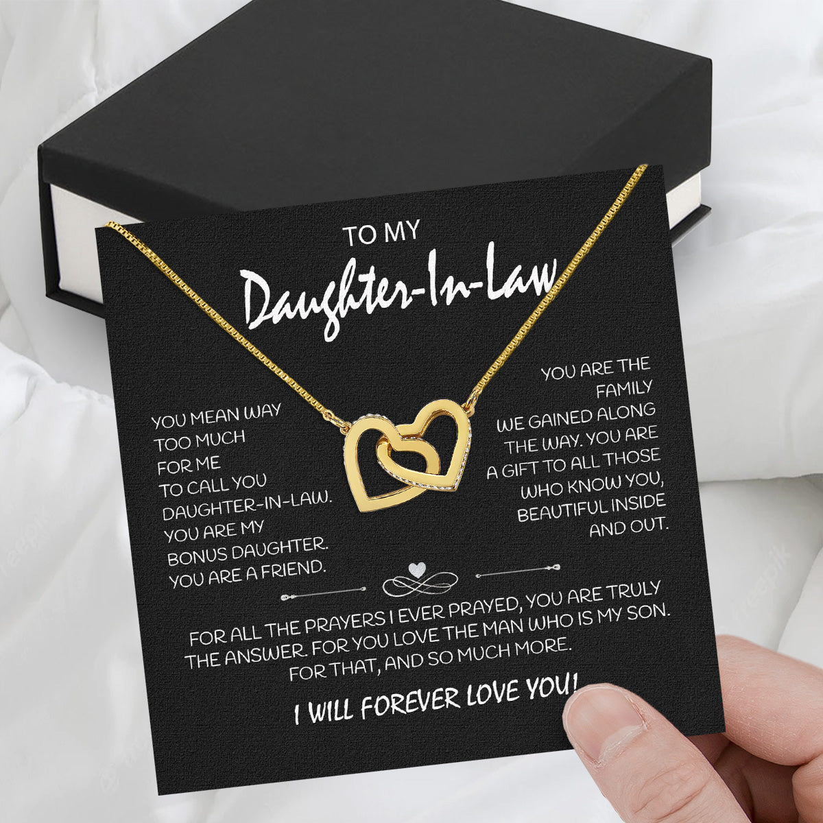 Daughter-In-Law Necklace: Whispers of Love, Spoken From the Heart