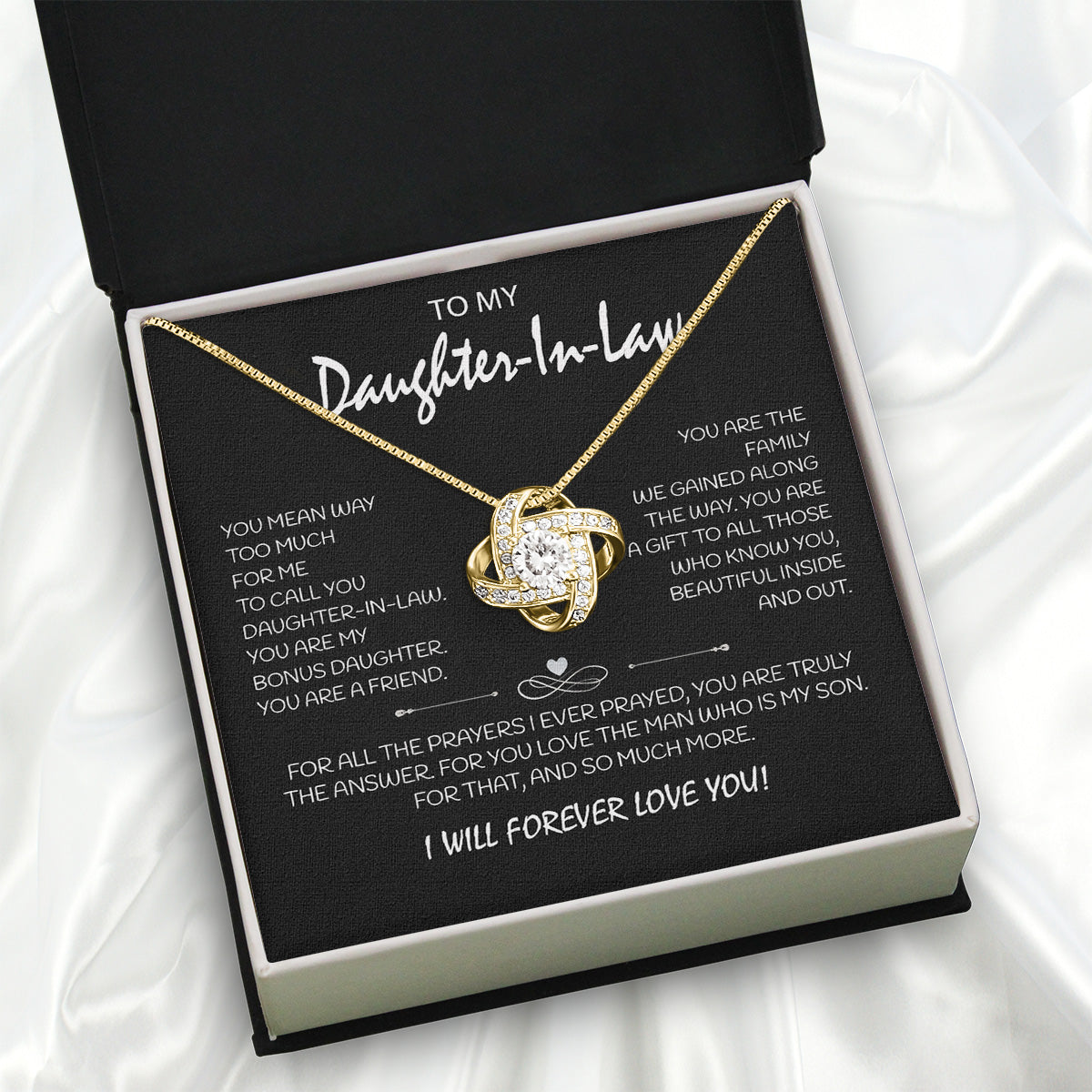 Daughter-In-Law Necklace: Whispers of Love, Spoken From the Heart