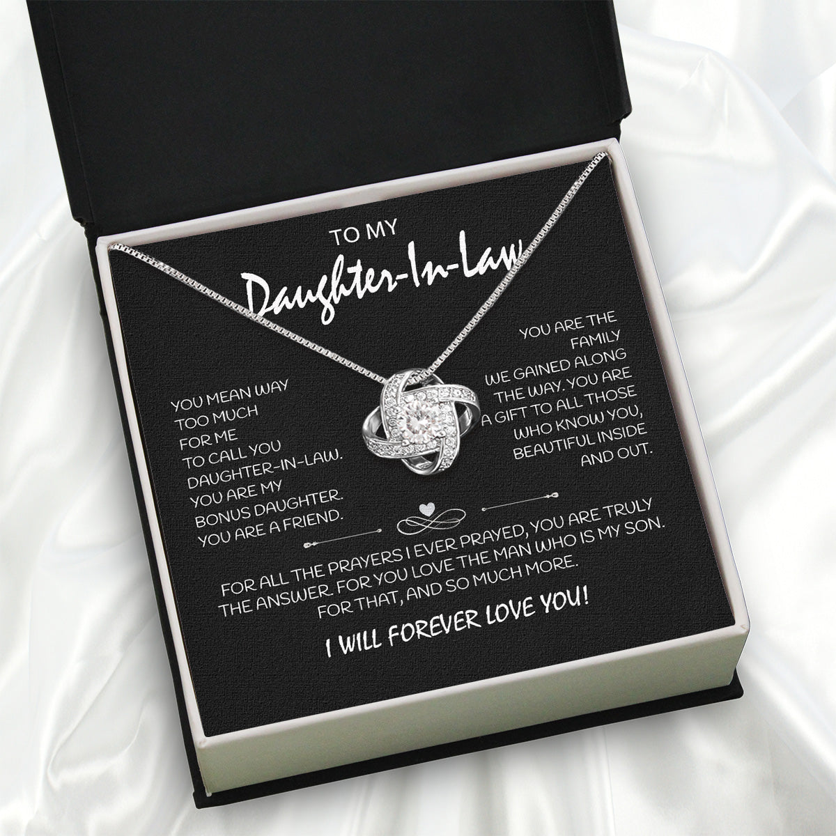 Daughter-In-Law Necklace: Whispers of Love, Spoken From the Heart